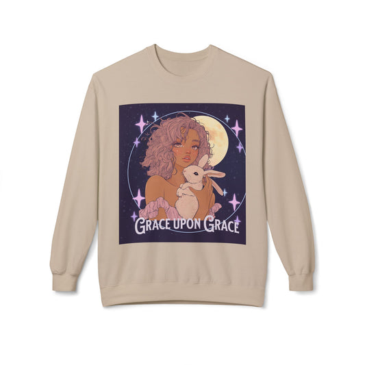 Grace Upon Grace Anime Girl Bunny Sweatshirt