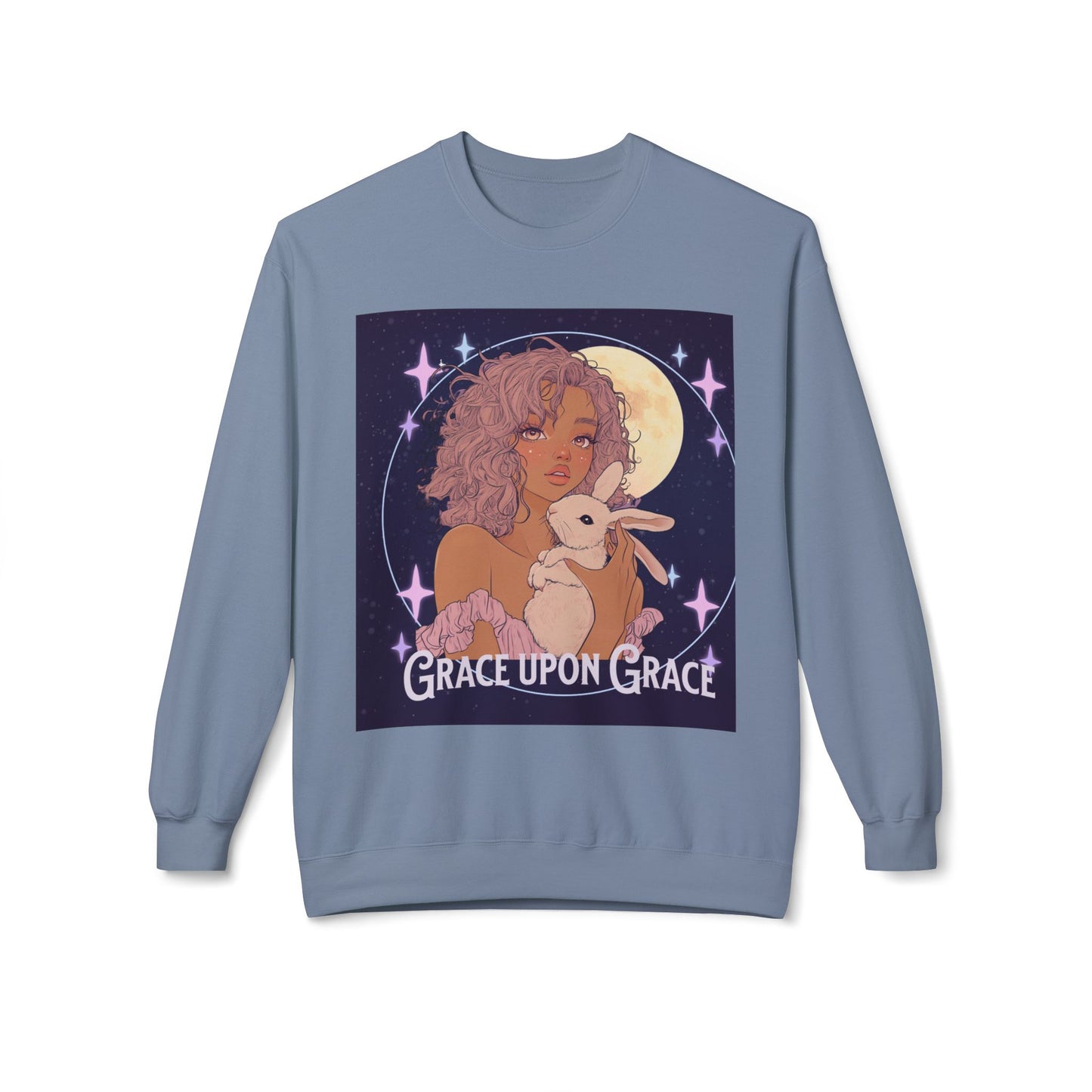 Grace Upon Grace Anime Girl Bunny Sweatshirt